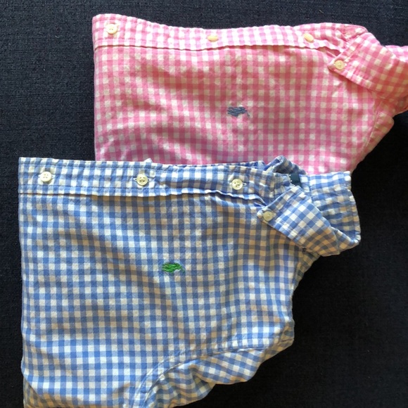 Ralph Lauren long sleeve checkered shirts size 7 - Picture 5 of 5